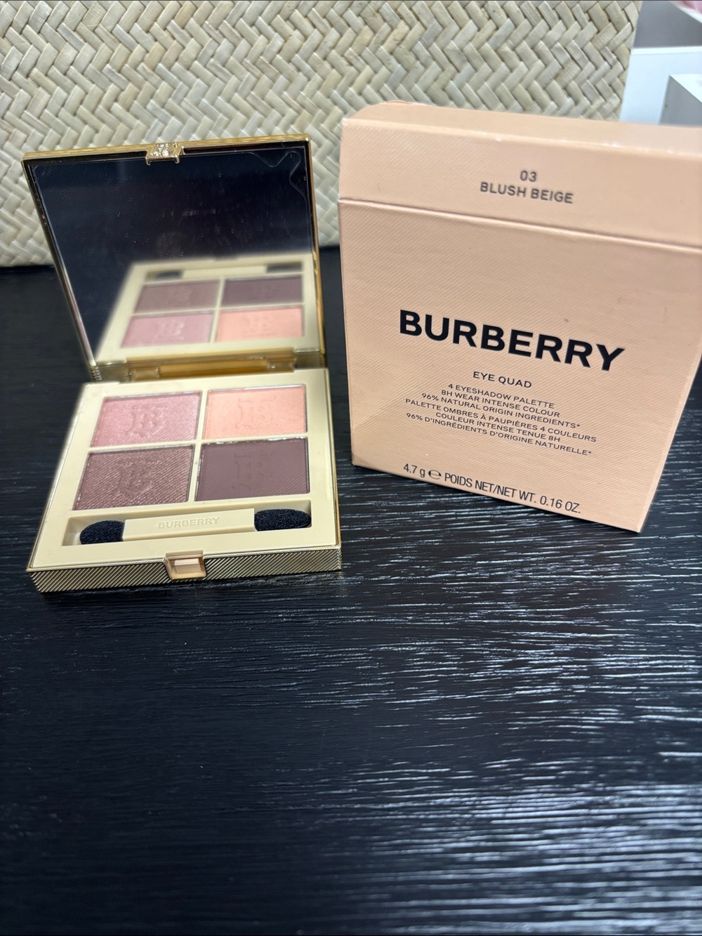 Burberry Eye Quad Palette 03 Blush Beige — Pink and Mauve Shades